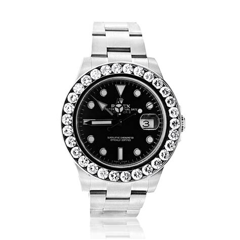 Rolex explorer ii diamond bezel